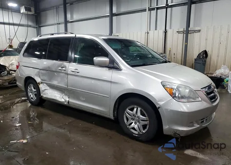 2007 Honda Odyssey Exl z USA, uszkodzony, nr VIN 5FNRL38647B451047